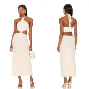 NWT Cult‎ Gaia Cameron Knit Dress in Off White Size Large